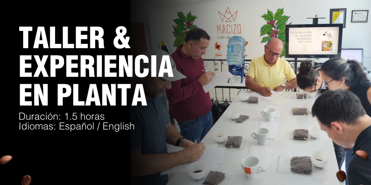 Taller & Experiencia en Planta: Del Grano a la Taza
